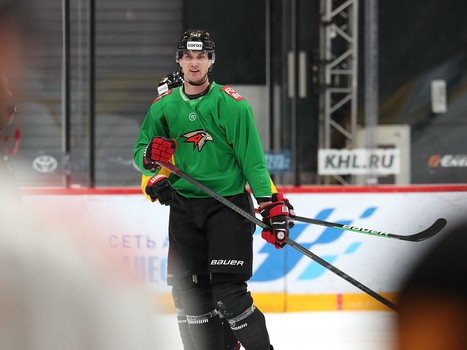 Первая тренировка Виктора Сведберга в «Авангарде»