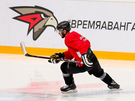 Раскатка «Авангарда» перед матчем с «Куньлунь Ред Стар»