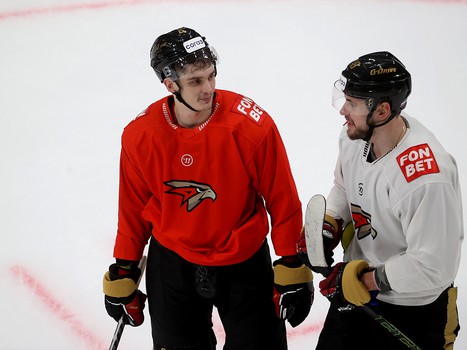 Тренировка «Авангарда» в Балашихе