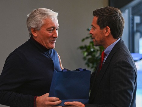 Совет директоров ХК «Авангард» и пресс-конференция Александра Крылова