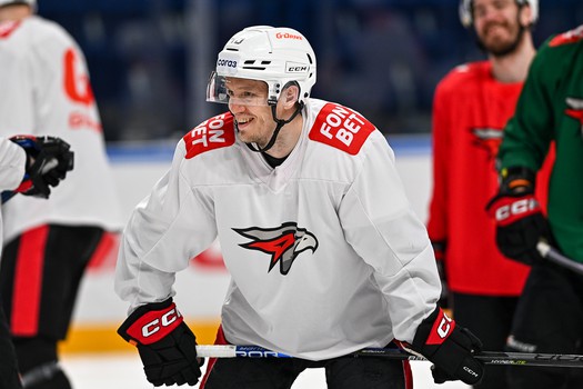 Раскатка «Авангарда» перед четвёртым матчем серии с «Локомотивом»