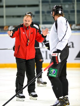 Раскатка "Авангарда" перед матчем с "Северсталью" 10 сентября 2013