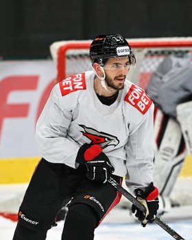 Тренировка «Авангарда» перед матчем с «Салаватом Юлаевым»