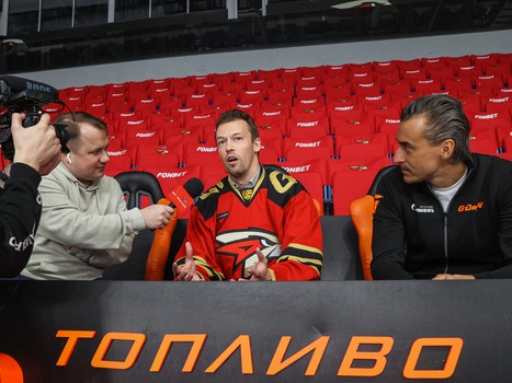 Даниил Квят на тренировке «Авангарда»