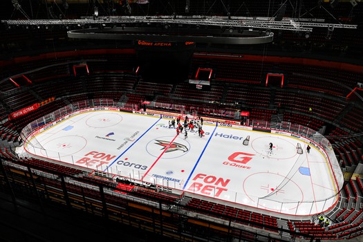 Раскатка «Авангарда» перед матчем с «Амуром»