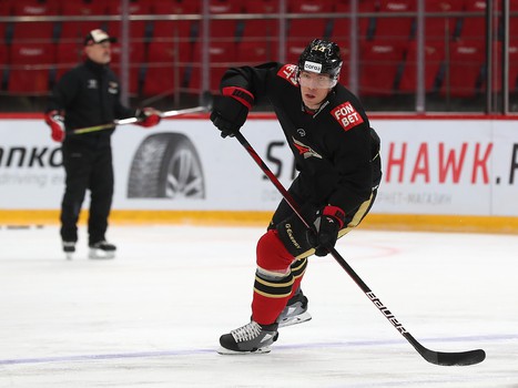 Раскатка «Авангарда» перед матчем с «Адмиралом»