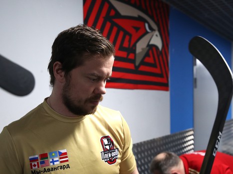 Тренировка «Авангарда» перед стартом финала Кубка Гагарина