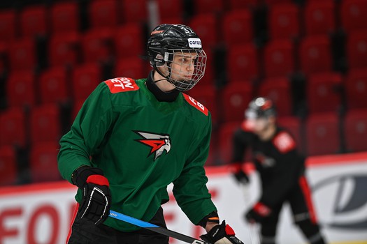 Раскатка «Авангарда» перед матчем с «Нефтехимиком»