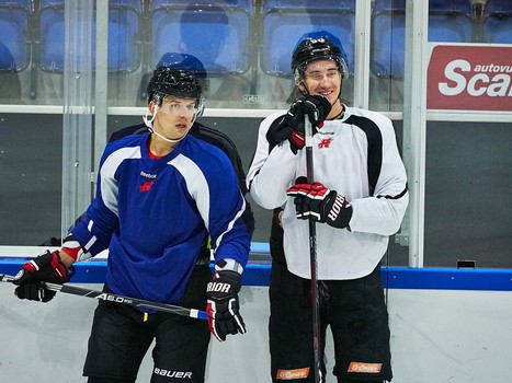 Последняя тренировка "Авангарда" на сборе в Финляндии