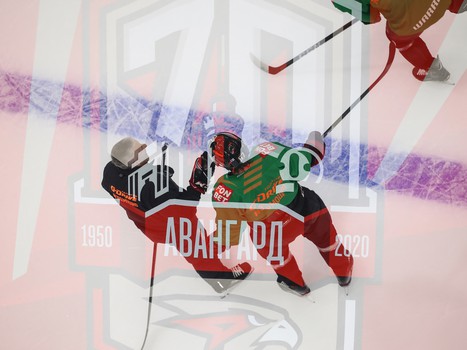 Раскатка «Авангарда» перед матчем с «Сочи»