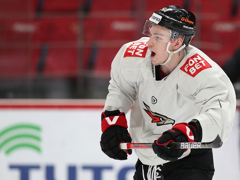 Раскатка «Авангарда» перед первым матчем серии с «Металлургом»