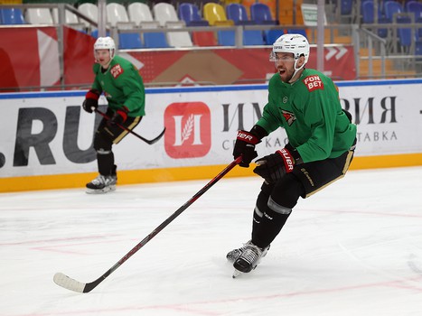 Раскатка «Авангарда» перед выездным матчем со «Спартаком»