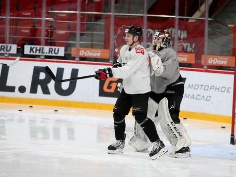 Открытая тренировка «Авангарда» перед стартом второго раунда плей-офф