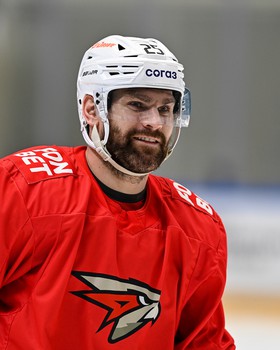 Раскатка «Авангарда» перед матчем в Астане