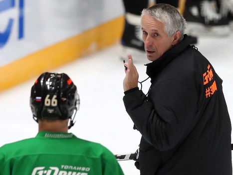 Раскатка «Авангарда» перед матчем с «Сибирью»