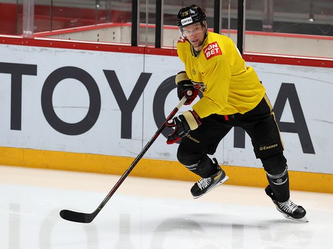 Тренировка «Авангарда» перед матчем с минским «Динамо»