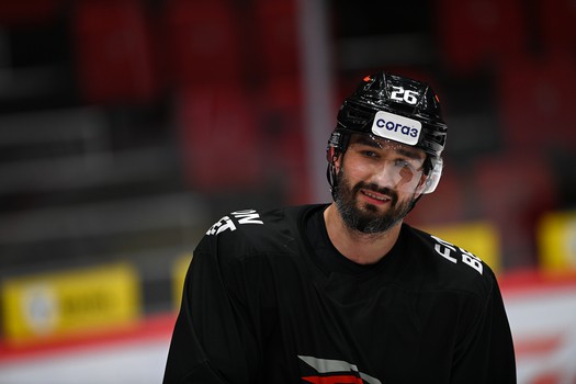 Раскатка «Авангарда» перед матчем с минским «Динамо»