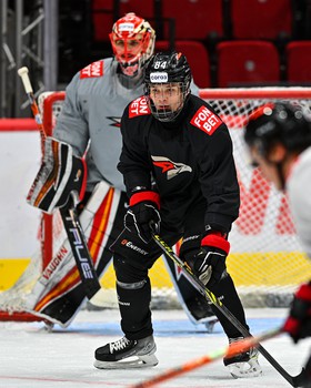 Тренировка «Авангарда» перед матчем с «Адмиралом»