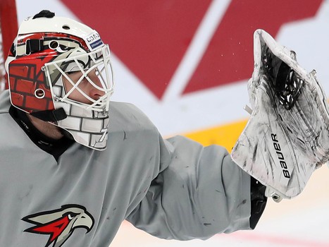 Раскатка «Авангарда» перед матчем с «Витязем»