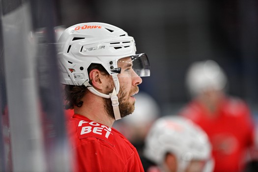 Раскатка «Авангарда» перед четвёртым матчем серии с «Металлургом» в Магнитогорске