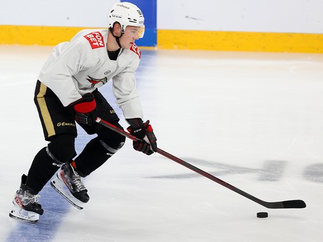 Раскатка «Авангарда» перед матчем в Магнитогорске