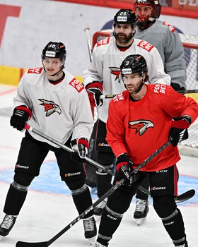 Раскатка «Авангарда» перед матчем с ЦСКА