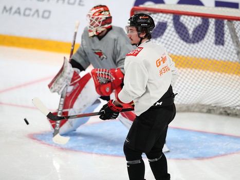 Раскатка «Авангарда» перед третьим матчем серии с «Ак Барсом»