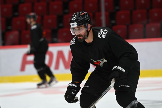 Тренировка «Авангарда» перед матчем с «Амуром»