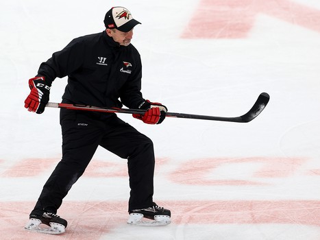 Раскатка «Авангарда» перед матчем с «Автомобилистом»