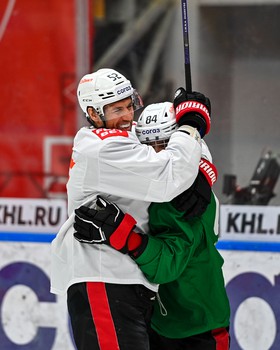 Раскатка «Авангарда» перед выездным матчем со «Спартаком»