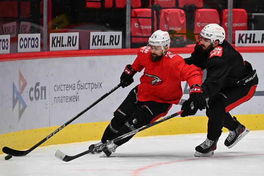 Тренировка «Авангарда» в Омске