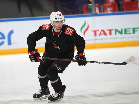 Тренировка «Авангарда» перед пятым матчем серии с «Ак Барсом»