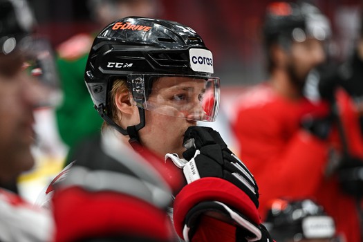 Раскатка «Авангарда» перед матчем с «Салаватом Юлаевым»