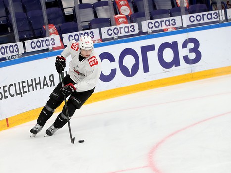 Тренировка «Авангарда» перед пятым матчем серии с «Ак Барсом»