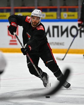 Тренировка «Авангарда» перед матчем в Хабаровске