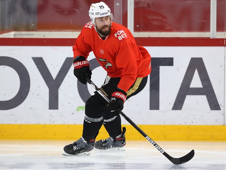 Раскатка «Авангарда» перед матчем в Екатеринбурге