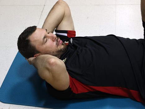 Тренировка «Авангарда» во время паузы в чемпионате