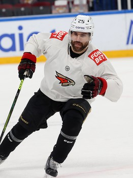 Тренировка «Авангарда» перед матчем в Магнитогорске