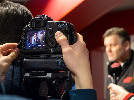 Открытая тренировка "Авангарда" для СМИ перед плей-офф