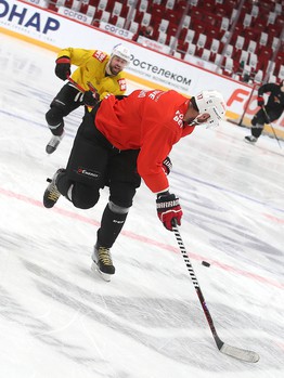 Раскатка «Авангарда» перед выездным матчем с «Трактором»