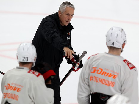 Тренировка «Авангарда» перед выездом