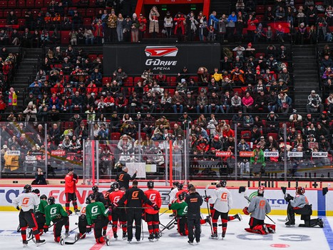 Открытая тренировка «Авангарда» перед плей-офф