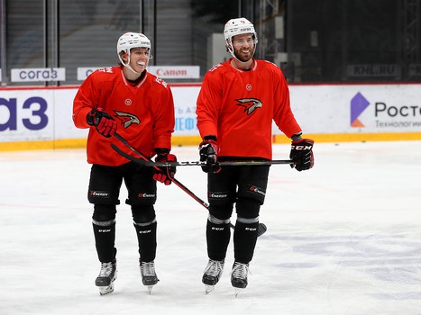 Тренировка «Авангарда» перед выездом