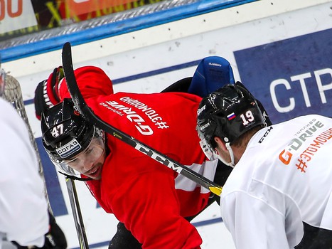 Открытая тренировка «Авангарда» для СМИ