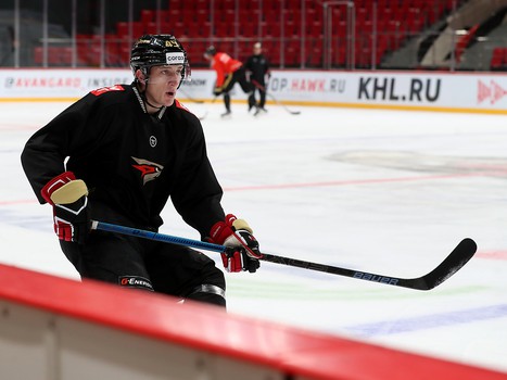 Раскатка «Авангарда» перед матчем с «Адмиралом»