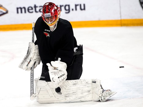 Раскатка «Авангарда» перед выездным матчем с «Металлургом»