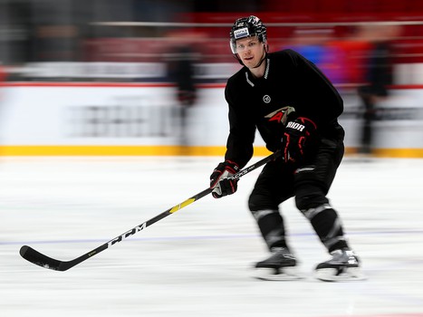 Раскатка «Авангарда» перед матчем с «Нефтехимиком»