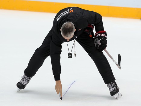 Раскатка «Авангарда» перед матчем с «Магниткой»