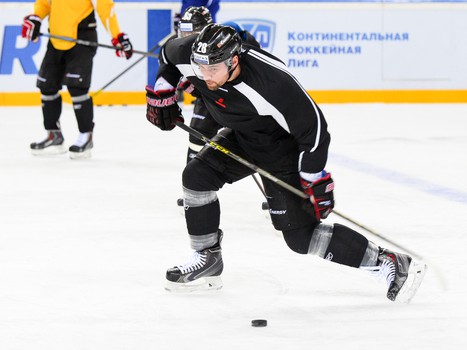 Раскатка "Авангарда" перед домашним матчем против СКА