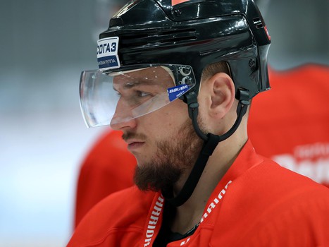 Раскатка «Авангарда» перед матчем с «Витязем»